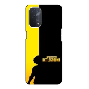 Чехол (TPU) с картинкой "Лого Пабг" на Оппо А74 (5G) (Battlegrounds)