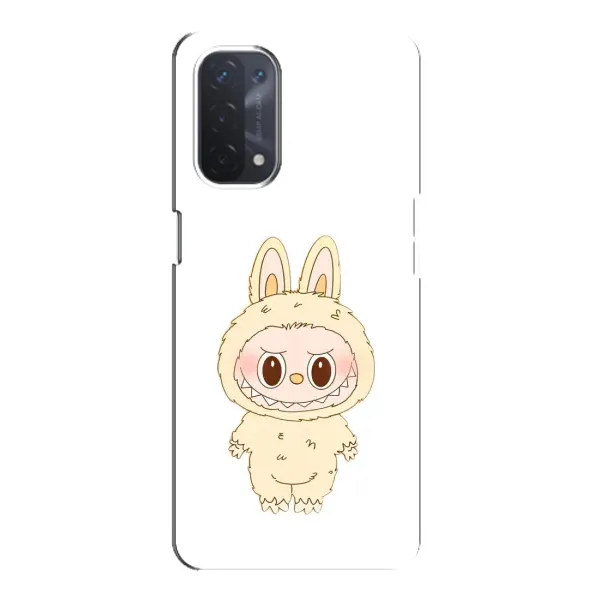Чехол с рисунком «Бежевый Лабубу» для OPPO A74 (5G)