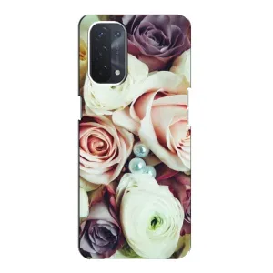 Чехлы с принтом Розочки для Oppo a74 (5G) (Букет РОЗ)