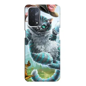 Бампер с изображением Котиков для Оппо А74 (5G) (Чеширский КОТИК)