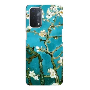 Чехол с принтом САКУРЫ на Oppo a74 (5G) (Цветение Сакуры)