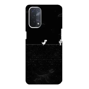 Чехол с рисунком «Динозаврик» для OPPO A74 (5G)