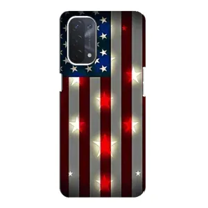Чехол Флаг USA для Oppo a74 (5G) (Флаг США 2)