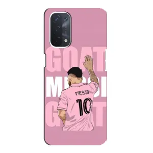 Чехлы Лео Месси в Майами на Oppo a74 (5G) (GOAT MESSI)