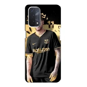 Силиконовый Чехол Oppo a74 (5G) (Gold Neymar)