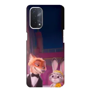 Силиконовый чехол с принтом Зоотрополіс для Oppo a74 (5G) (Главные герои)