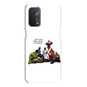 Чехлы для Oppo a74 (5G) (Для Христиан) (Иисус супергерой)