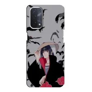 Чехол с рисунком «Итачи Ворони» для OPPO A74 (5G)