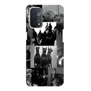Чехол ДОБЕРМАН для Oppo a74 (5G) (Коллаж Доберман)