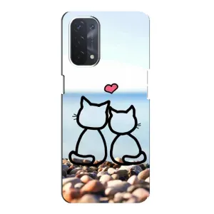 Силіконові Чохли Коханій людині для Oppo a74 (5G) (Котейки)