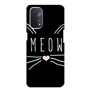 Бампер с изображением Котиков для Оппо А74 (5G) (КОТИК MEOW)