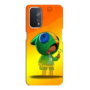 Чохол Бравл Старс для Oppo a74 (5G) (LEON в кофті)