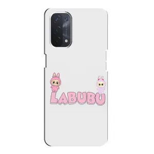 Чохол з принтом Лабубу для Oppo a74 (5G) (Логотип Лабубу)