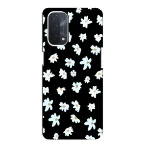 Чехол с ромашками на Oppo a74 (5G) (Маленькие ромашки)