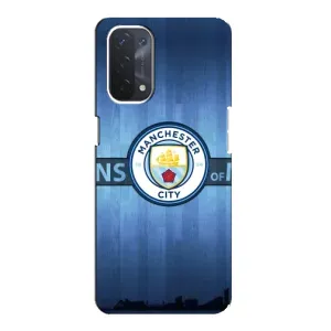 Силиконовые Чехлы принт Футбол на Oppo a74 (5G) (ManCity)