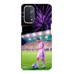Чехлы Лео Месси в Майами на Oppo a74 (5G) (Месси в Майами)