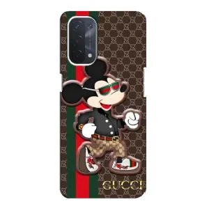 Чохли бренд ГУЧЧІ для Oppo a74 (5G) (Маус Гуччи)