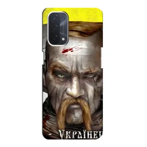 Чехол с картинкой (Патриотический КОЗАК) на Oppo a74 (5G) (Одноглазый Козак)