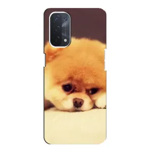 Чехол (ТПУ) Милые собачки для Oppo a74 (5G) (Померанский шпиц)