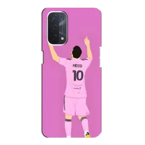 Чехлы Лео Месси в Майами на Oppo a74 (5G) (Празднование Месси)