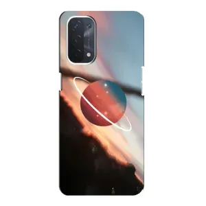 Чохол (ТПУ) з планетами на Oppo a74 (5G) (Сатурн)