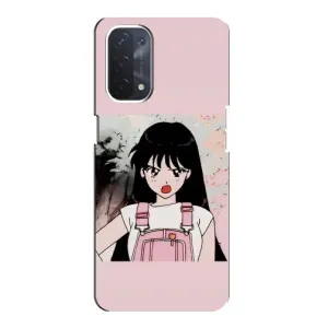 Чехол с персонажами АНИМЕ на Oppo a74 (5G) (Сейлор Марс)