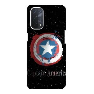 Чехол с Щитом Капитана Америки на Oppo a74 (5G) (Щит Капитана)