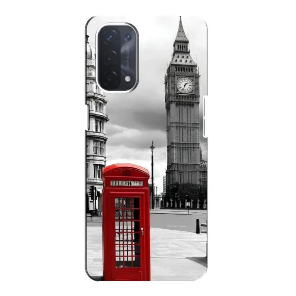 Чехол с рисунком «TELEPHONE» для OPPO A74 (5G)
