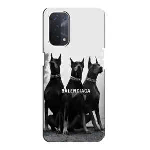 Чехол ДОБЕРМАН для Oppo a74 (5G) (Три добермана)