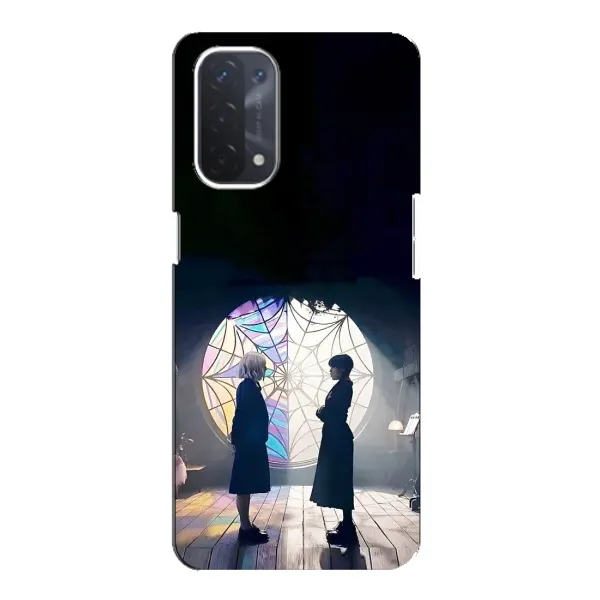 Чехол с рисунком «Уэнсдей и Энди» для OPPO A74 (5G) Чехол с рисунком «Уэнсдей и Энди» для OPPO A74 (5G)