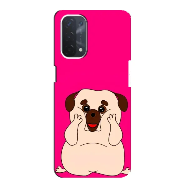 Чехол с рисунком «Веселый Мопсик» для OPPO A74 (5G) Чехол с рисунком «Веселый Мопсик» для OPPO A74 (5G)
