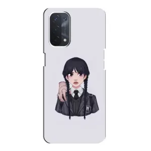 Чехлы с принтом Уэнсдей на Oppo a74 (5G) (Вещь Венсдей)