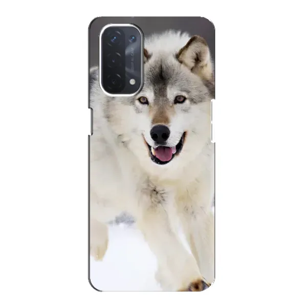Чехол с рисунком «Волк на снегу» для OPPO A74 (5G) Чехол с рисунком «Волк на снегу» для OPPO A74 (5G)