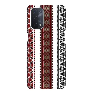 Силиконовый Чехол на Oppo a74 (5G) с картинкой Вышиванки (Вышиваночки)