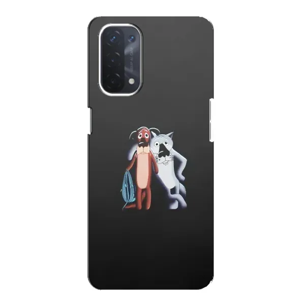 Чехол с рисунком «Шо, опять» для OPPO A74 (5G)