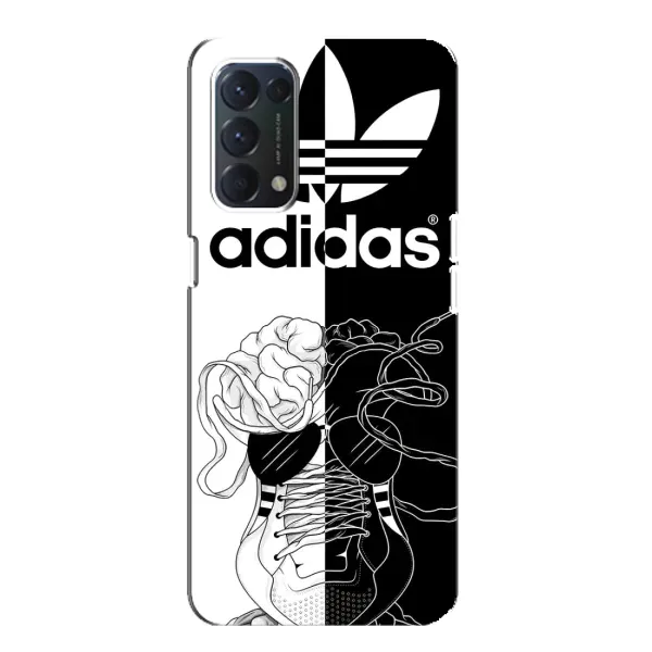 Чехол с рисунком «Adidas шнурки» для OPPO A74