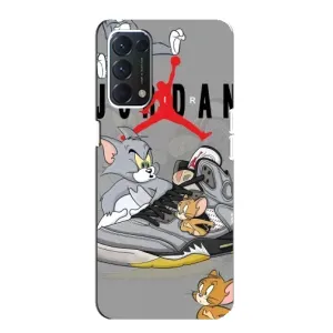 Силиконовый Чехол Nike Air Jordan на Оппо А74 (Air Jordan)