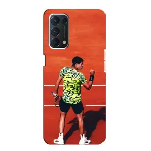 Чохли з прінтом Спортивна тематика для OPPO A74 (Алькарас Тенісист)