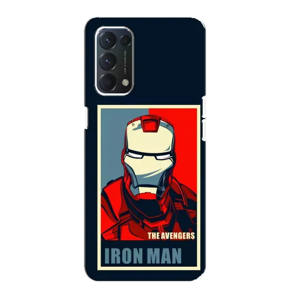 Чехол с рисунком «Art Iron man» для OPPO A74