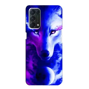 Чохол з Вовком на OPPO A74 (Арт-Вовк)