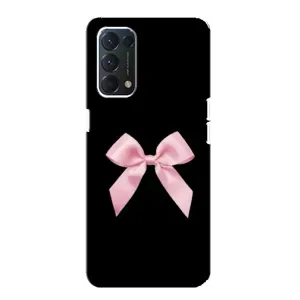 Чохол банти для OPPO A74 (Бант на чорному)
