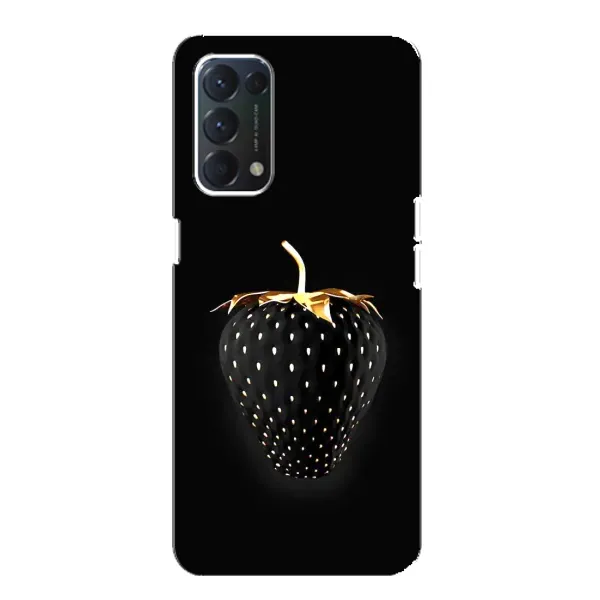Чехол с рисунком «Чёрная клубника» для OPPO A74 Чехол с рисунком «Чёрная клубника» для OPPO A74