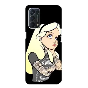 Чехол Стильные девушки на OPPO A74 (Девушка обиделась)