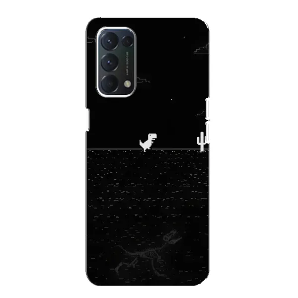 Чехол с рисунком «Динозаврик» для OPPO A74