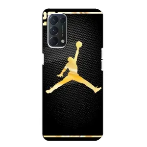 Силиконовый Чехол Nike Air Jordan на Оппо А74 (Джордан 23)