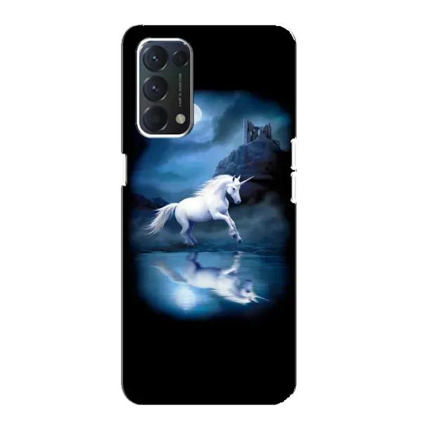 Чехол с рисунком «Единорог» для OPPO A74 Чехол с рисунком «Единорог» для OPPO A74