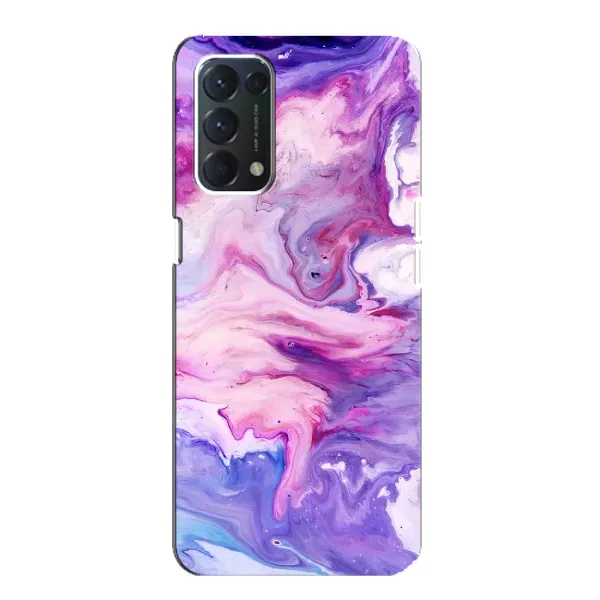 Чехол с рисунком «Фиолетовый мрамор» для OPPO A74 Чехол с рисунком «Фиолетовый мрамор» для OPPO A74