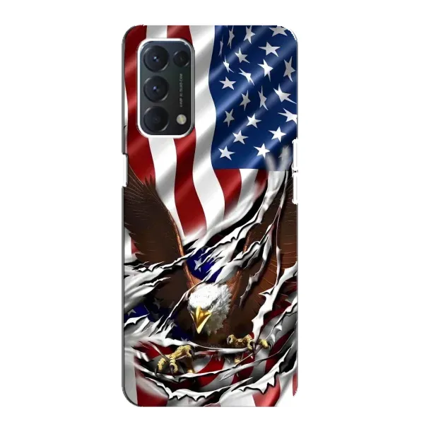 Чехол с рисунком «Флаг USA» для OPPO A74