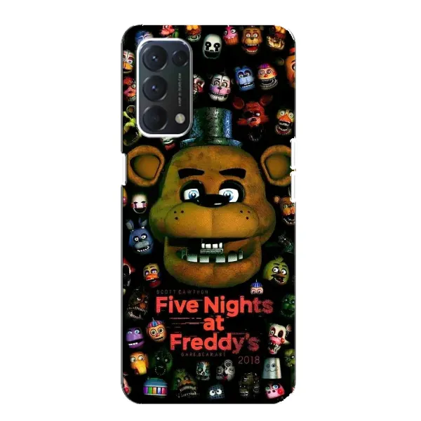 Чехол с рисунком «Freddy» для OPPO A74