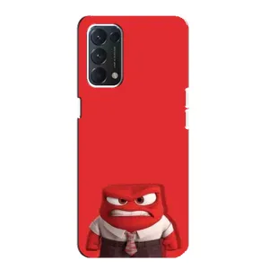 Чехол Головоломка для OPPO A74 - (AlphaPrint) (Гнев)